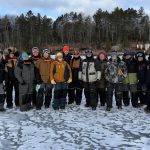 Ice Fish Lake Superior